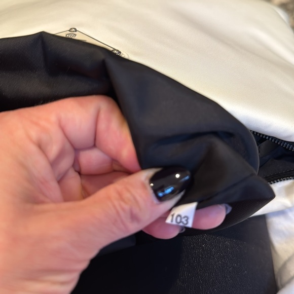 100% Authentic Prada White Clutch Bag with Strap - Picture 11 of 12